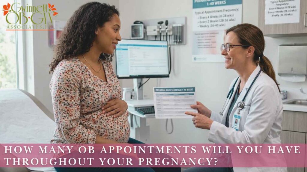 How Many OB Appointments Will You Have Throughout Your Pregnancy.